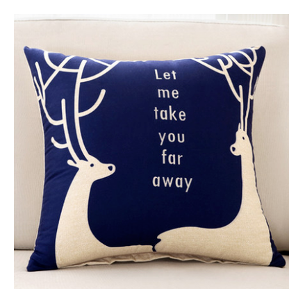 Cartoon Cat Cushion with Pillow Core