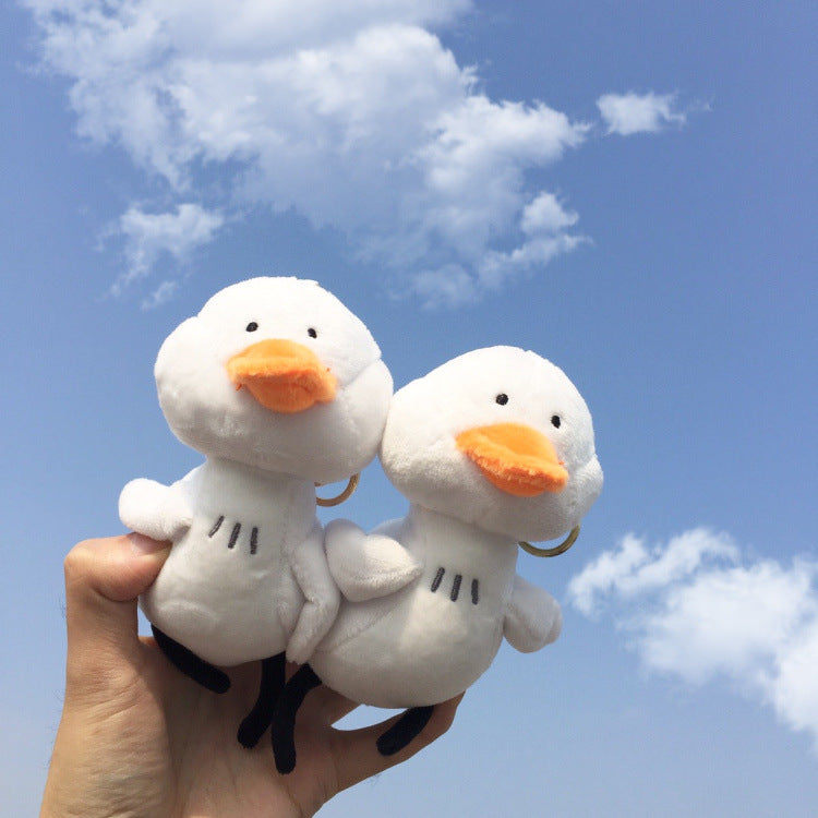 Plush Duck Bag Charm Keychain