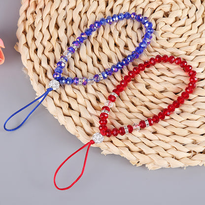 Crystal Phone Wrist Strap