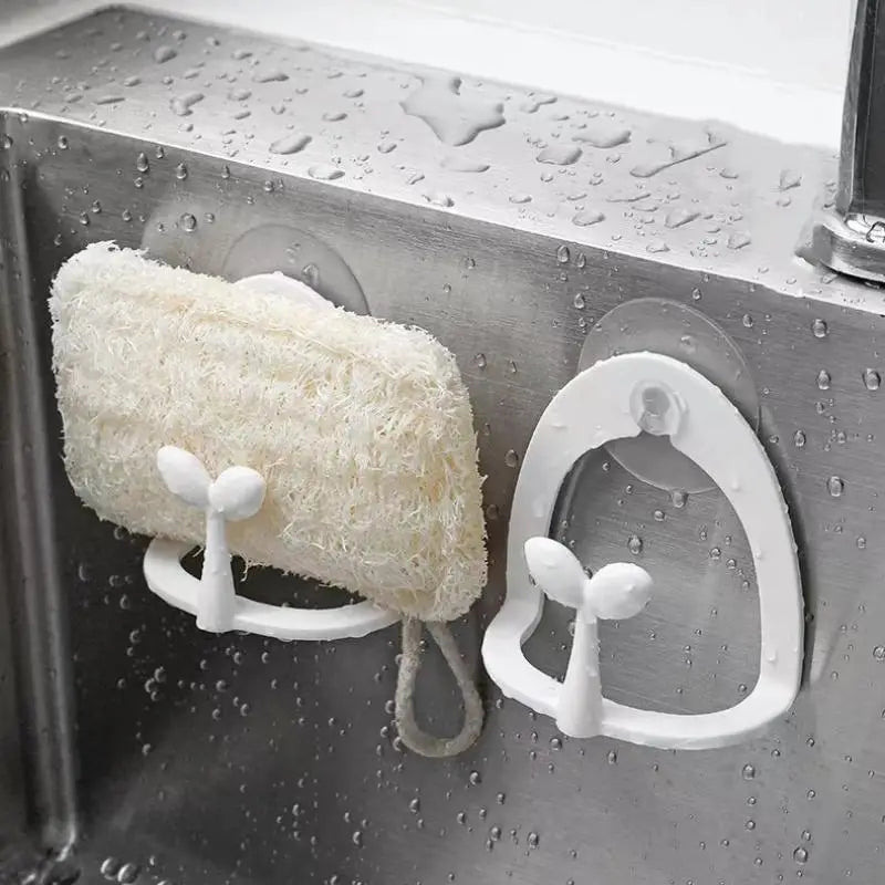 Suction-Cup Sink Organizer Rack