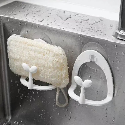 Suction-Cup Sink Organizer Rack