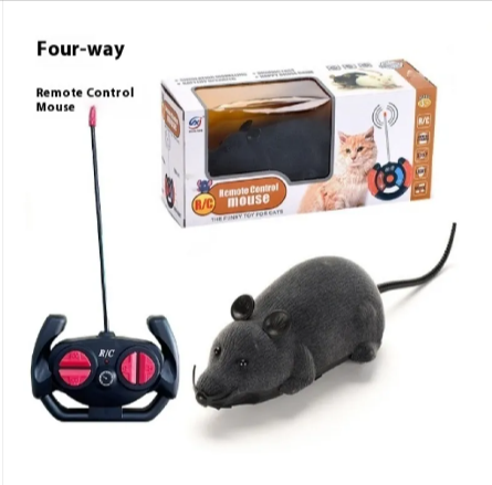Remote-Control Mouse Chase Toy