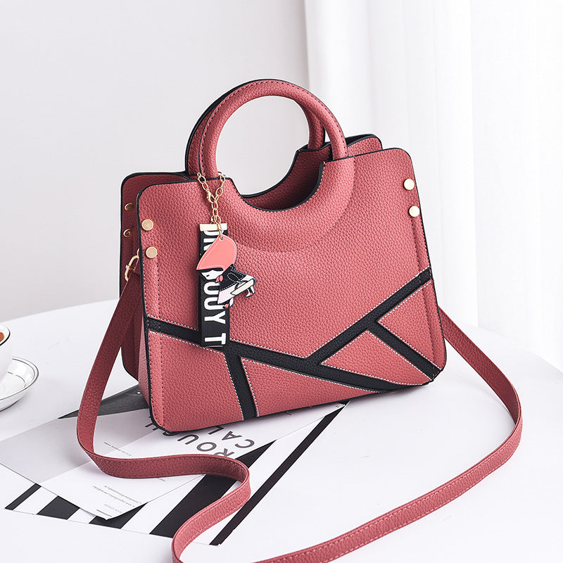Retro Stitch Shoulder Bag