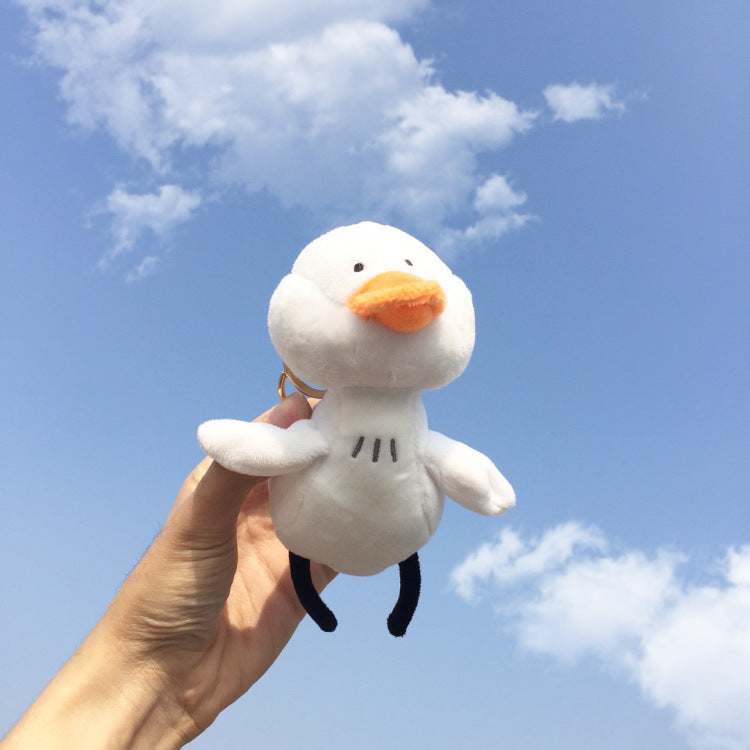 Plush Duck Bag Charm Keychain