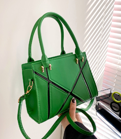 Retro Stitch Shoulder Bag