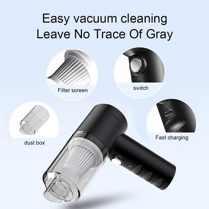 Cordless Car Vacuum Cleaner – 120W Handheld