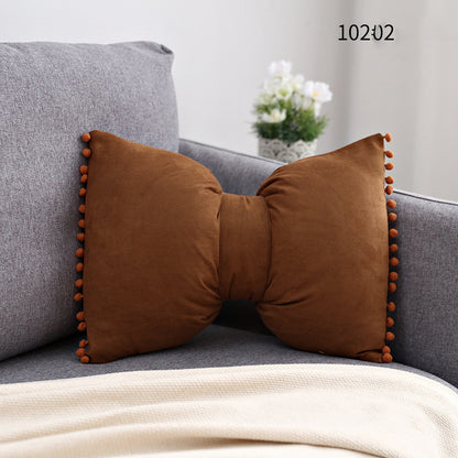 Bow Knot Accent Pillow