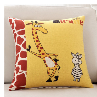 Cartoon Cat Cushion with Pillow Core