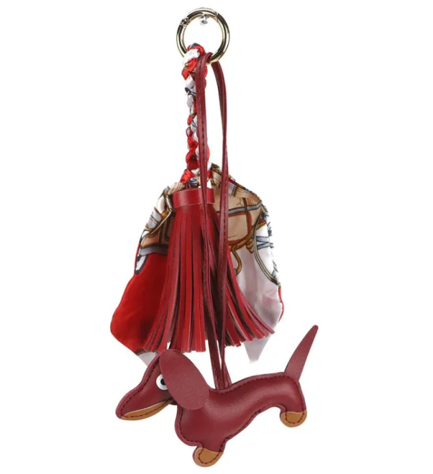 Kawaii Mini Sausage Bag Charm