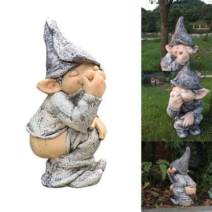 Mini Mischievous Gnome Figurine