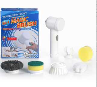 Electric Spin Scrubber with 5 Brush Heads