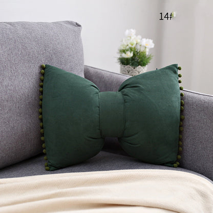 Bow Knot Accent Pillow