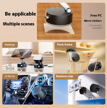 Vacuum Magnetic Car Phone Holder
