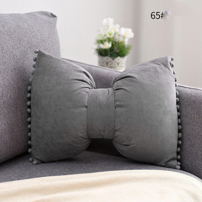 Bow Knot Accent Pillow