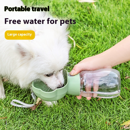 2-in-1 Portable Dog Water & Snack Bottle
