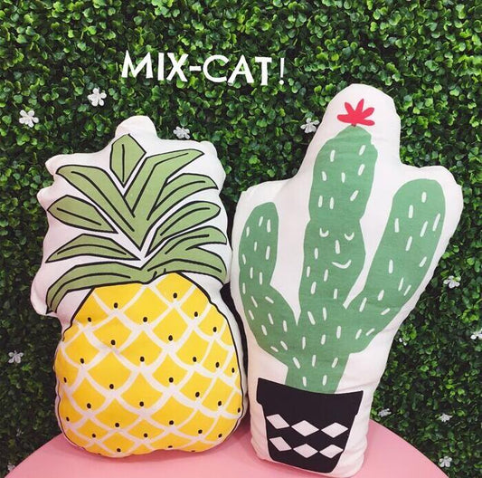 Cute Fruit & Cactus Sofa Pillow