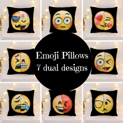 Emoji Expression Cushion Covers