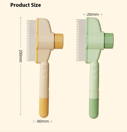 Self-Cleaning Pet Grooming Brush for Dogs & Cats
