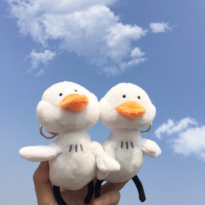 Plush Duck Bag Charm Keychain
