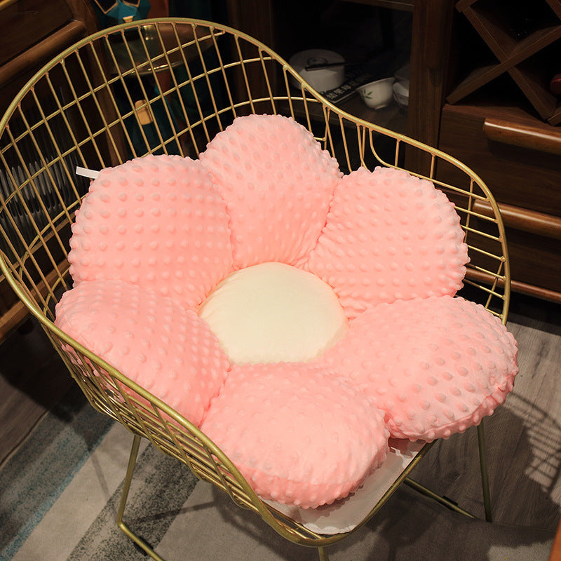 Flower Petal Vanity Chair Cushion