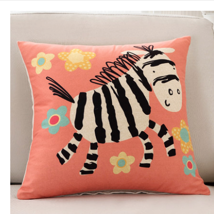 Cartoon Cat Cushion with Pillow Core