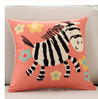 Cartoon Cat Cushion with Pillow Core